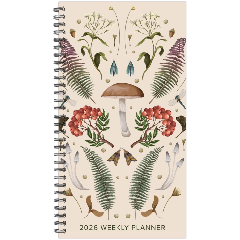 2026 Willow Creek Press Weekly/Monthly Spiral Pocket Planner,