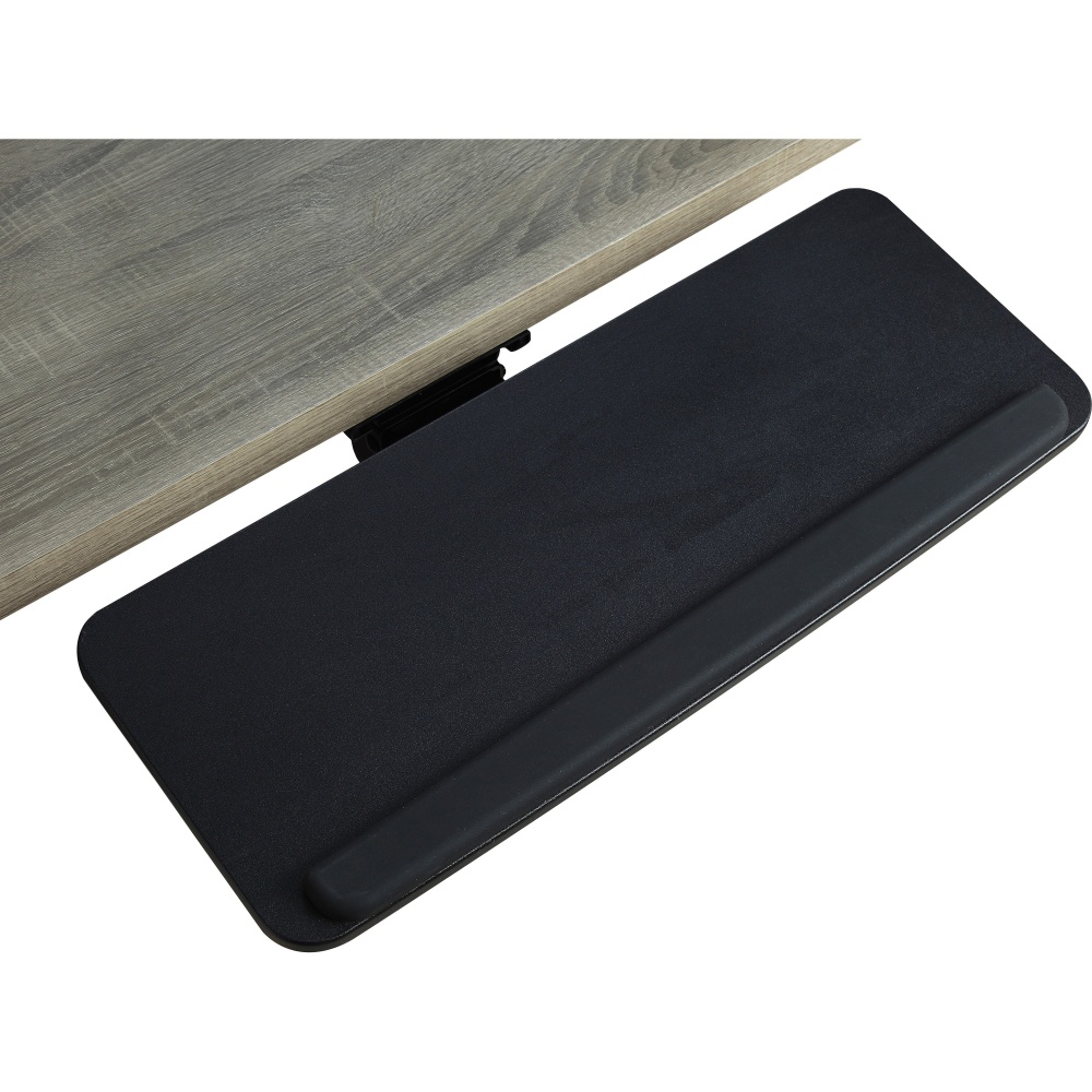 Lorell Universal Keyboard Tray, 5"H x 10.9"W, Black