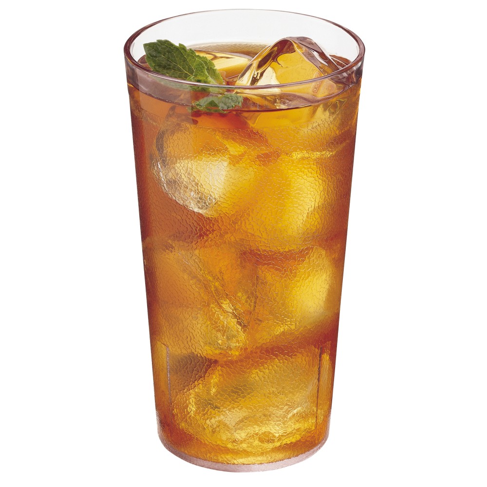Cambro Colorware Styrene Tumblers, 16 Oz, Clear, Pack
