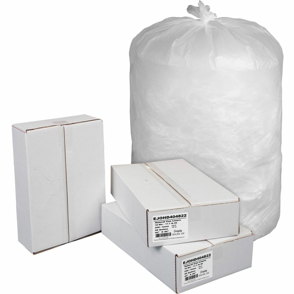 Everyday Genuine Joe High-Density Can Liners - 45
