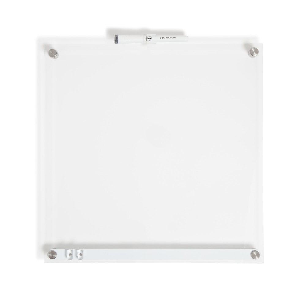 U Brands® Acrylic Dry-Erase Board With Magnetic Bulletin