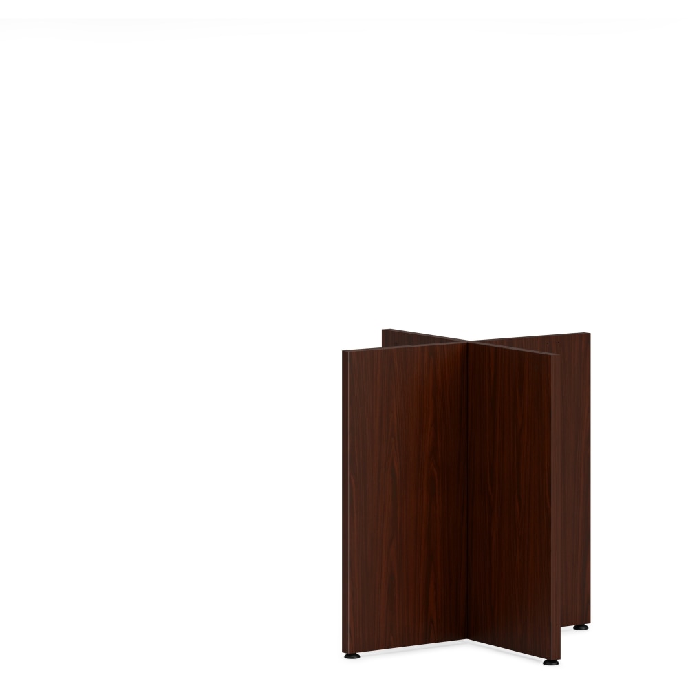 HON Mod - Table base - traditional mahogany