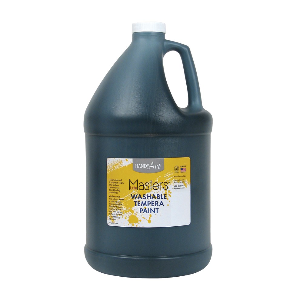 Little Masters™ Washable Tempera Paint, 128 Oz, Black,