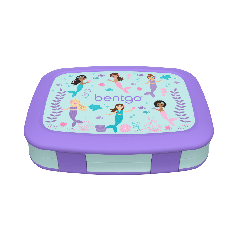 Bentgo Kids Prints 5-Compartment Lunch Box, 2"H x