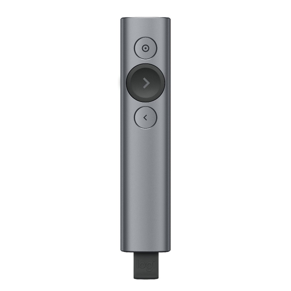 Logitech® Spotlight Universal Presentation Remote, Slate, 910-004654