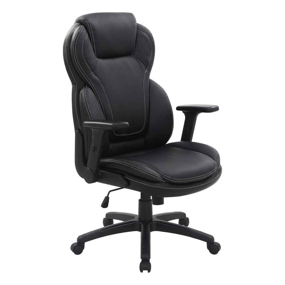 Office Star™ Ergonomic Leather High-Back Executive Office Chair,