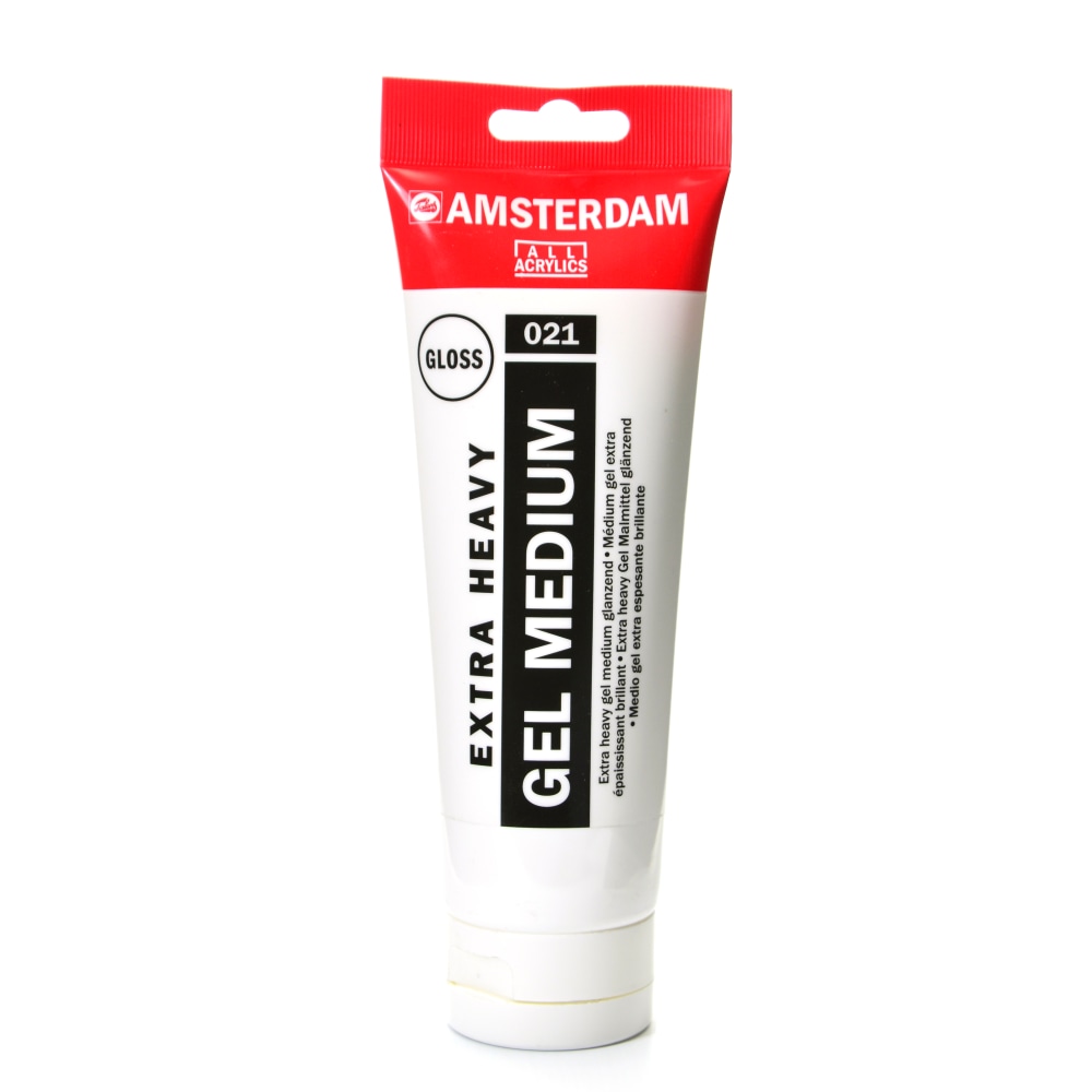 Amsterdam Acrylic Mediums, Extra-Heavy Gel, Glossy, 250 mL,