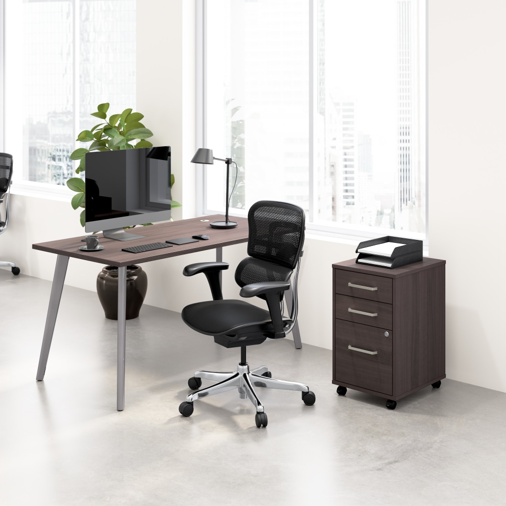 WorkPro® Motiva 60"W Modern Office Desk With 3-Drawer