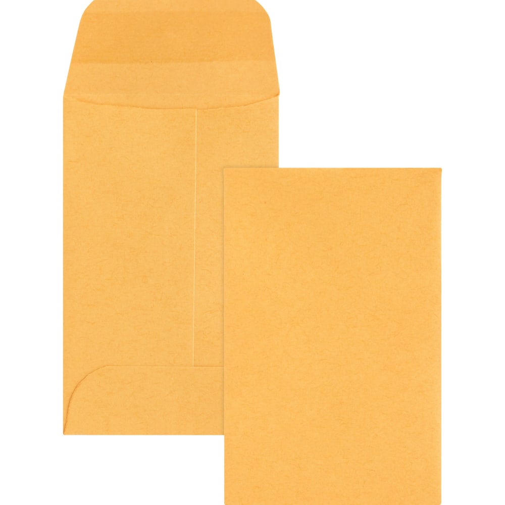 Business Source Small Coin Kraft Envelopes - Coin