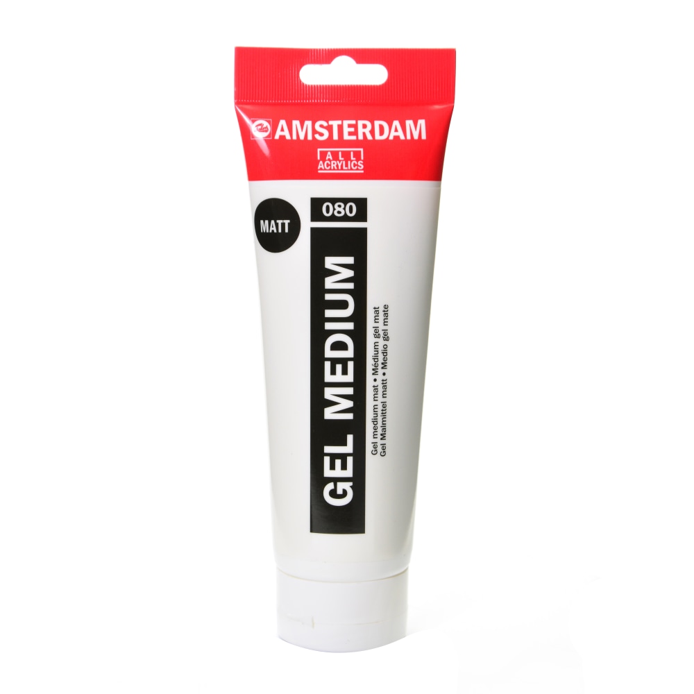 Amsterdam Acrylic Mediums, Gel, Matte, 250 mL, Pack