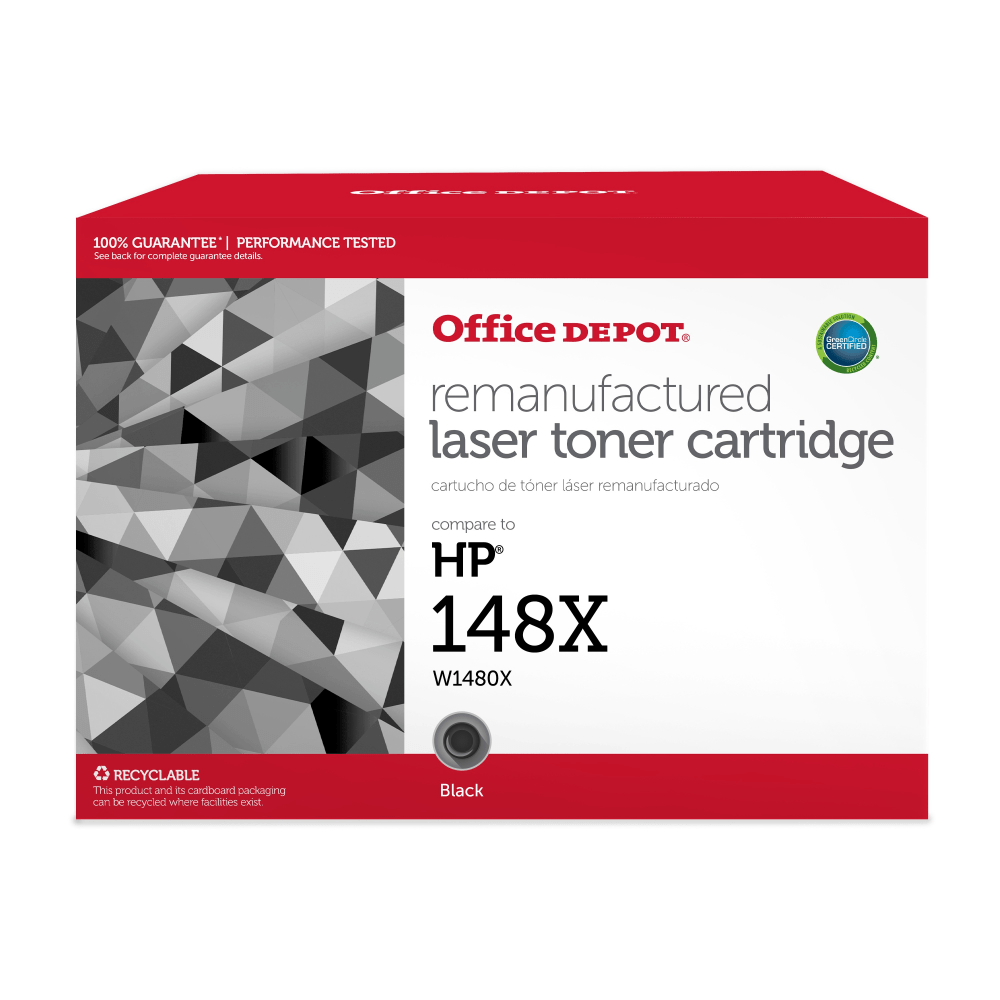 Office Depot® Remanufactured Black High Yield Toner Cartridge