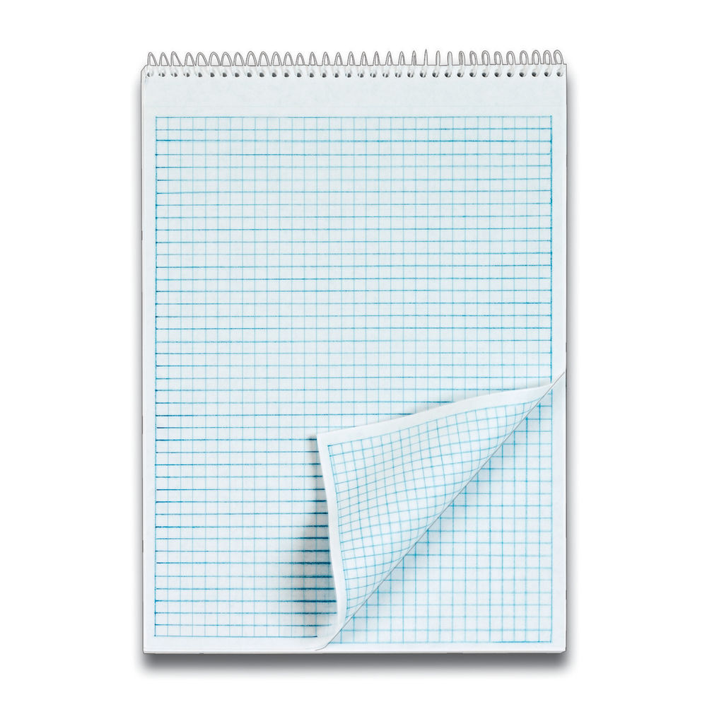 TOPS™ Docket® Wirebound Quadrille Pad, 8 1/2" x