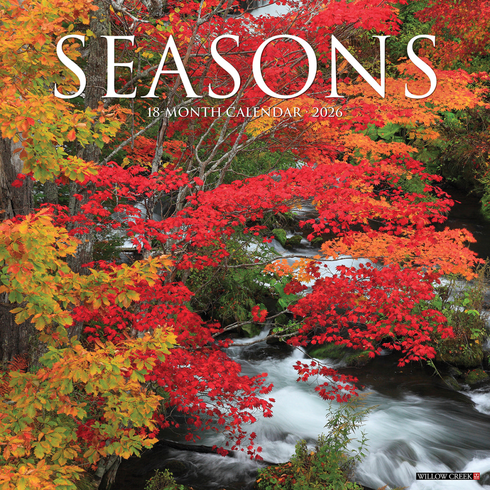2026 Willow Creek Press Scenic Monthly Wall Calendar,