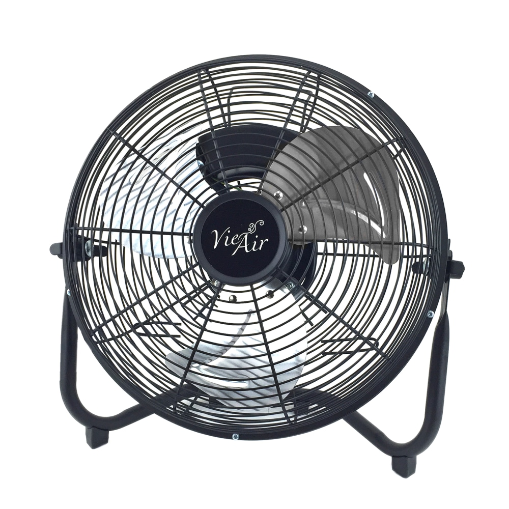 Vie Air 12" 3-Speed High-Velocity Floor Fan, 15"H