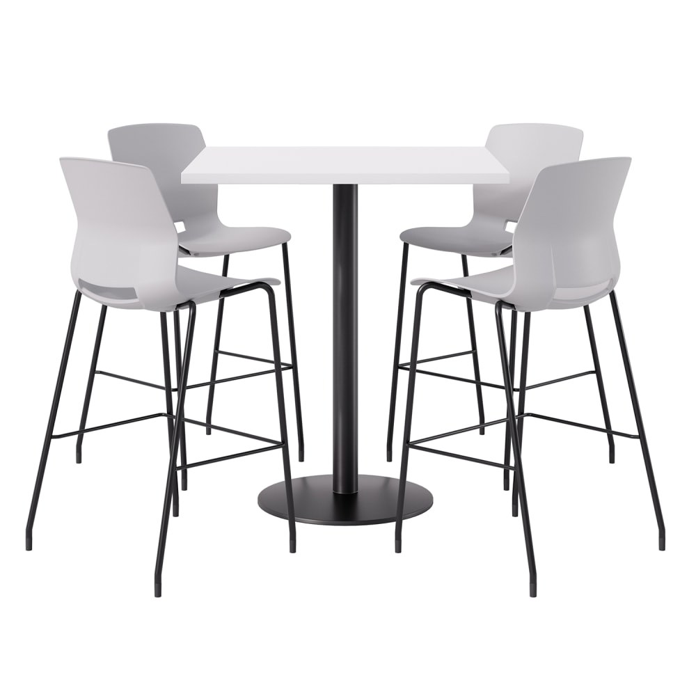KFI Studios Proof Bistro Square Pedestal Table, Includes