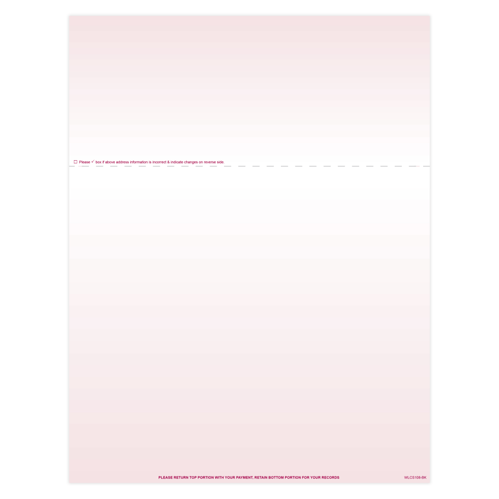 Laser 2-Sided Healthcare Medical Billing Statements, No Credit