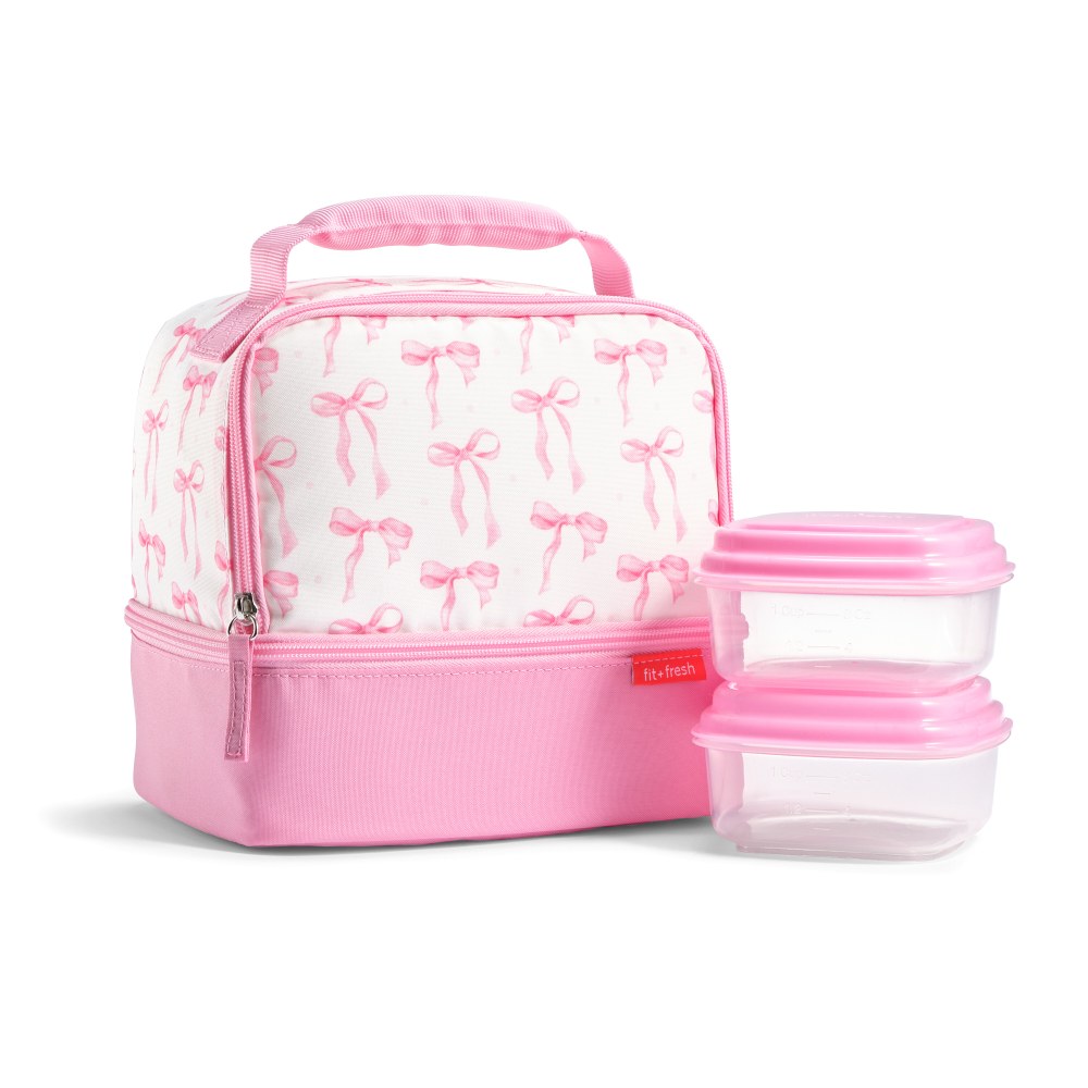 Fit & Fresh Dual Compartment Lunch Bag, 9-1/2”H