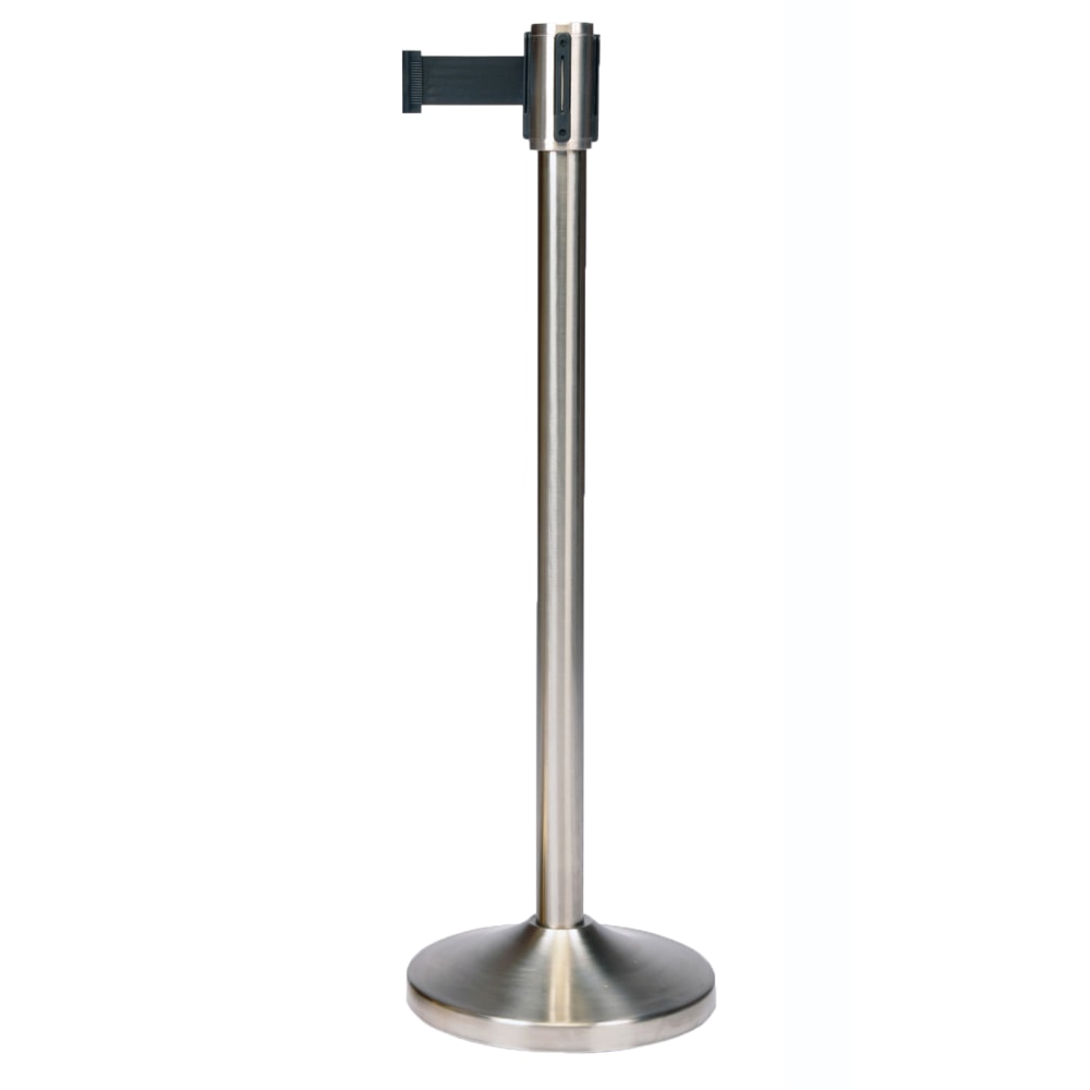 CSL Stanchions With 9&#x27; Retractable Belts, Stainless, Pack