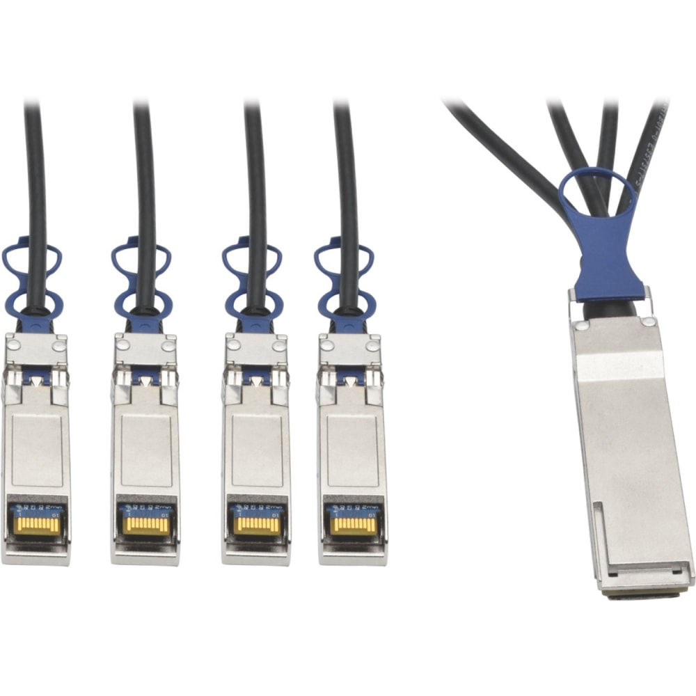 Tripp Lite 40GbE QSFP+ to 10GbE SFP+ Passive