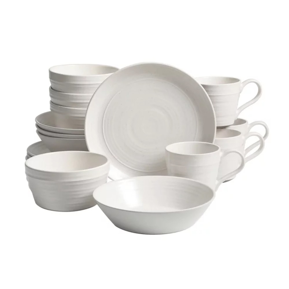 Bee and Willow Milbrook 16-Piece Stoneware Dinnerware Set,