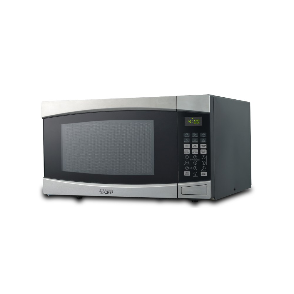 Commercial Chef 1.6 Cu. Ft. Counter-Top Microwave, Silver