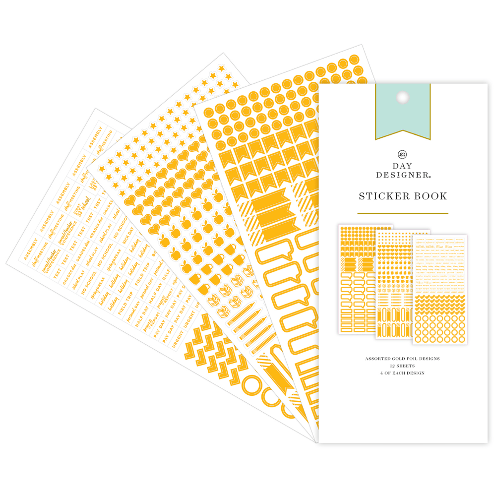 Blue Sky Teacher Sticker Book, 12 Sheets