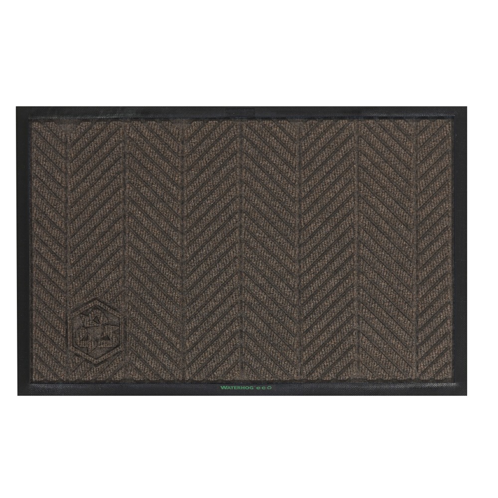 M+A Matting WaterHog Floor Mat, Max Herringbone, 4&#x27;