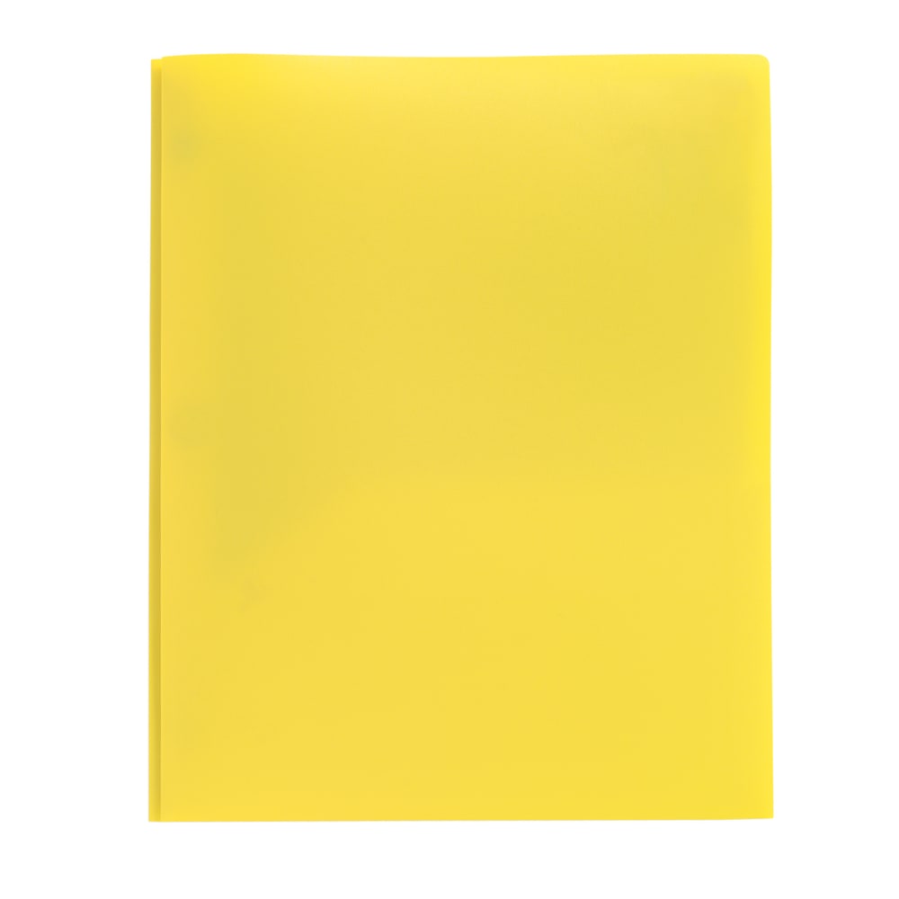 Office Depot® Brand Poly 2-Pocket Portfolio With Fasteners,