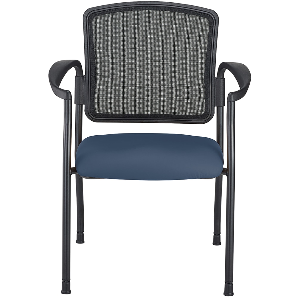 WorkPro® Spectrum Series Mesh/Vinyl Stacking Guest Chair With