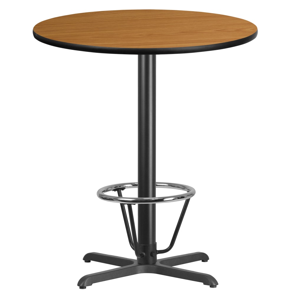 Flash Furniture Round Laminate Table Top With Bar
