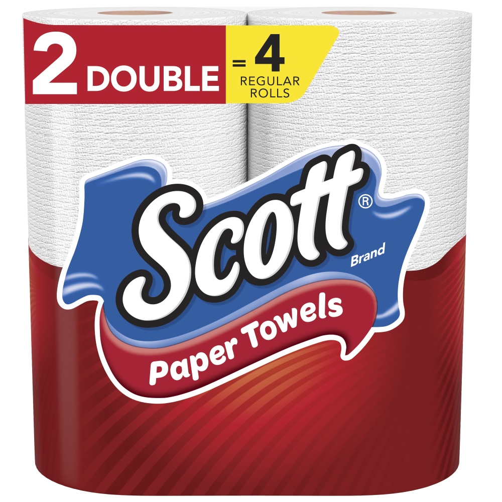 Scott Choose-A-Sheet 1-Ply Paper Towels, 2 Double Rolls/108