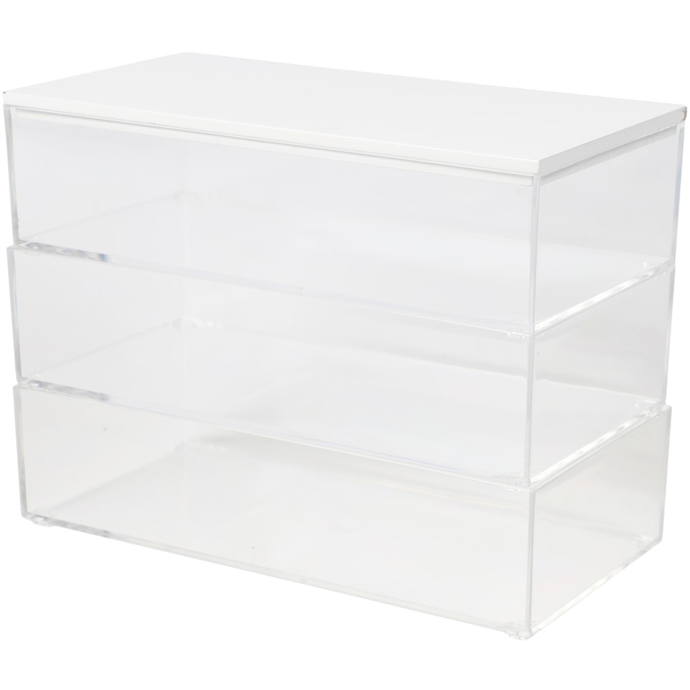 Martha Stewart Brody Plastic Storage Organizer Bins With