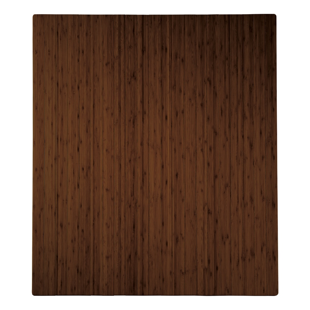 Realspace™ Bamboo Chair Mat, 36” x 48”, Brown