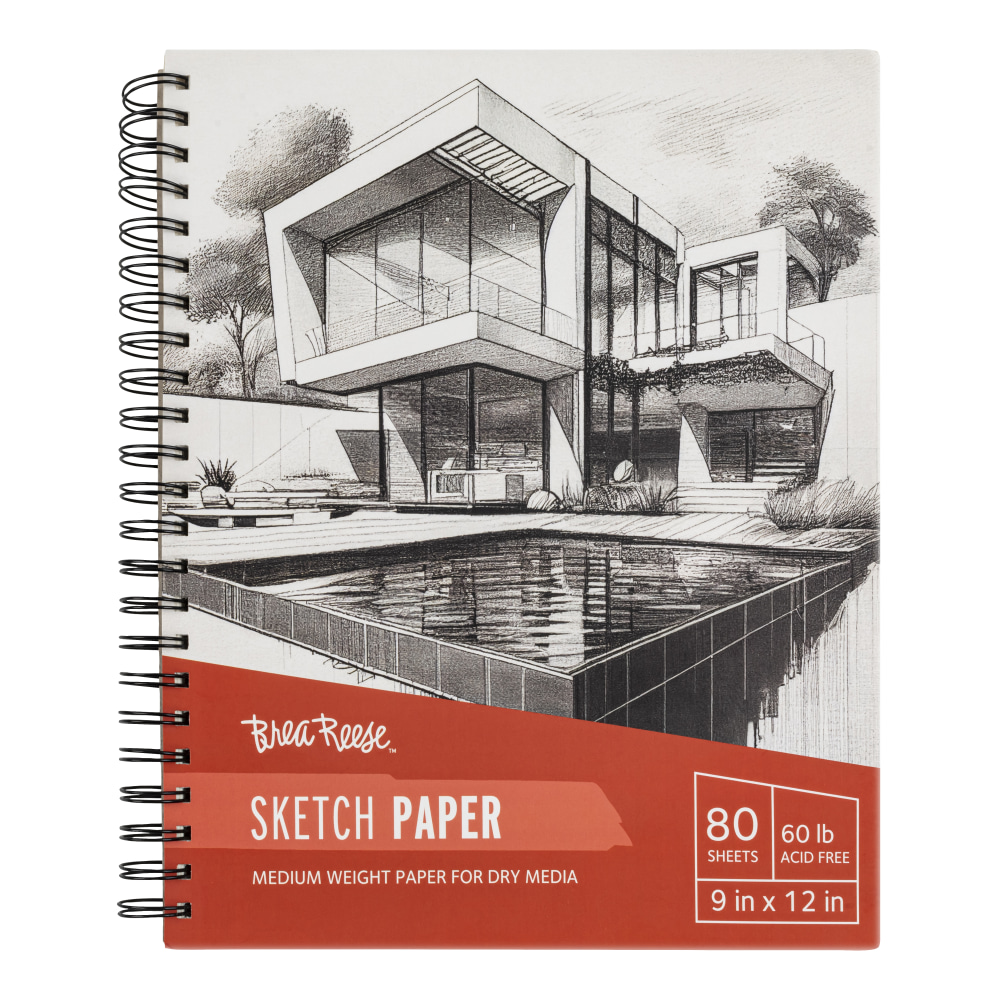 Brea Reese Sketch Paper Pad, 9" x 12",