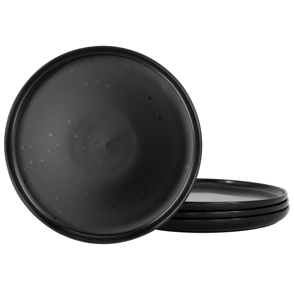 Our Table Landon 4-Piece Round Stoneware Salad Plate