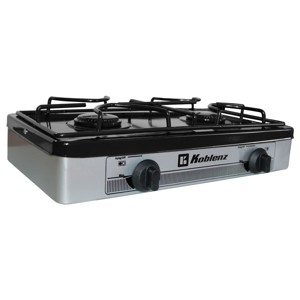 Koblenz 2-Burner Outdoor Stove, Silver