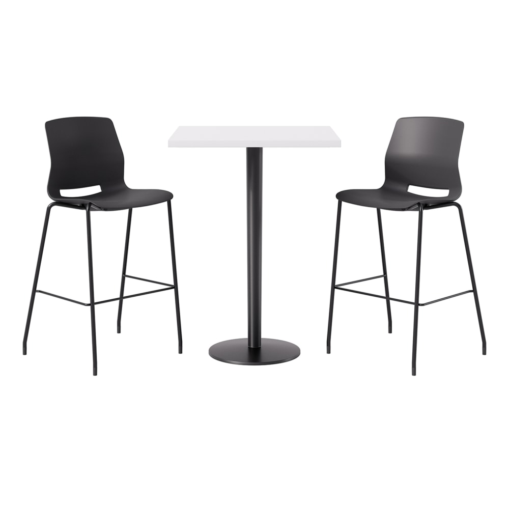 KFI Studios Proof Bistro Square Pedestal Table With