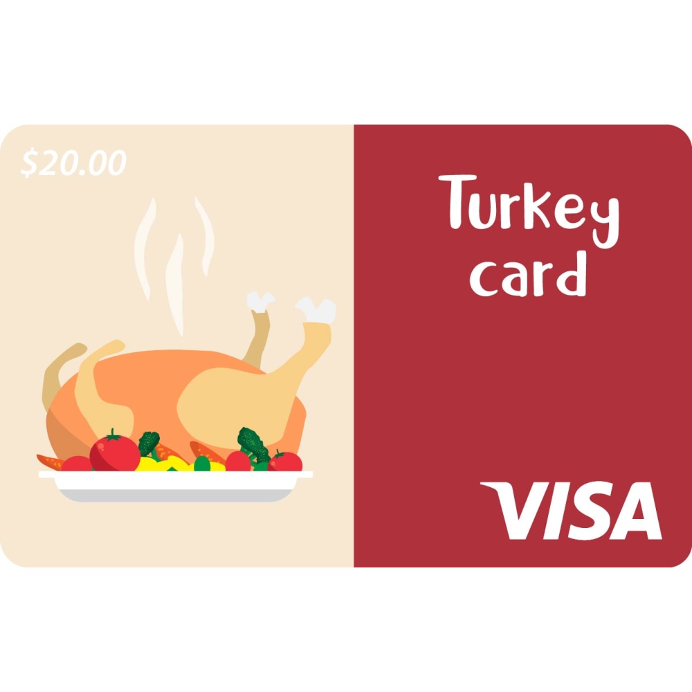 $20 Turkey Card
