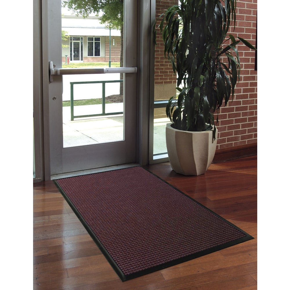 M+A Matting WaterHog Squares Classic Floor Mat, 3&#x27;