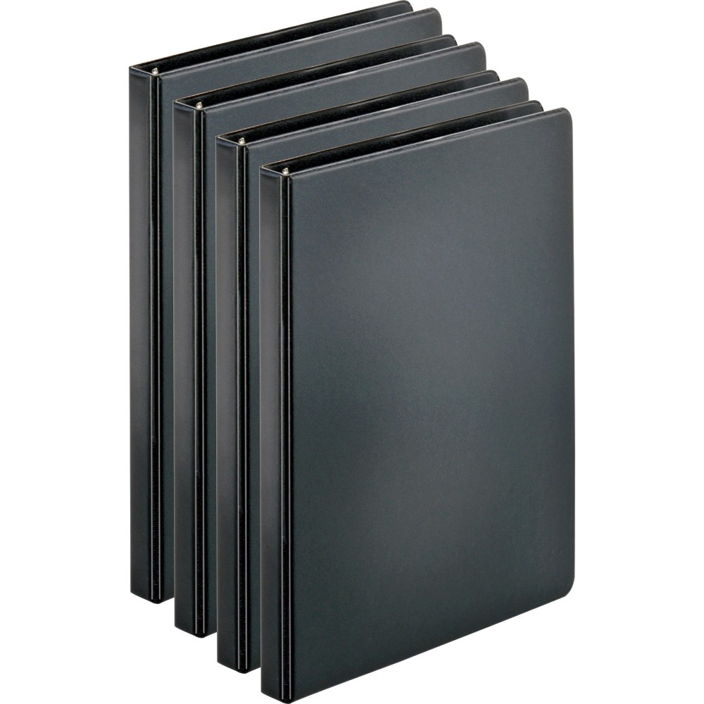 Business Source Basic Round Ring Binders, 1/2" Ring,