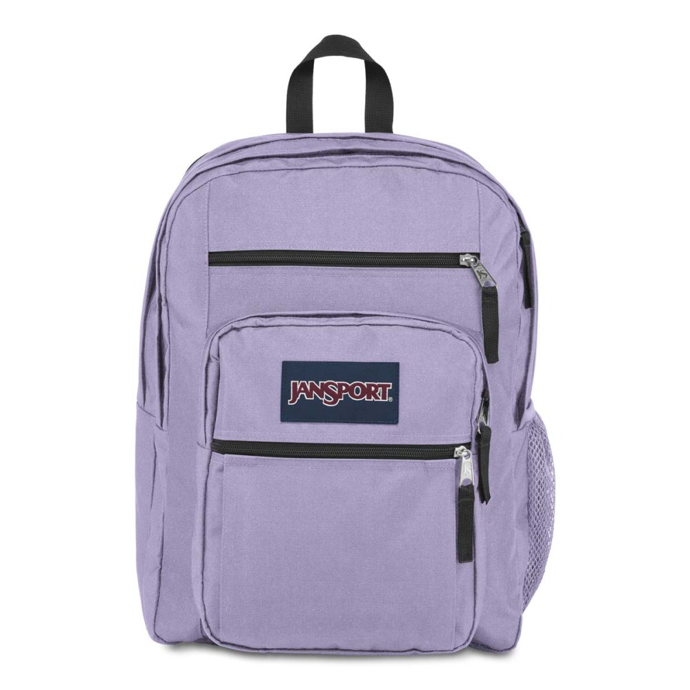 Jansport Big Student Backpack, 70% Recycled, Pastel Lilac
