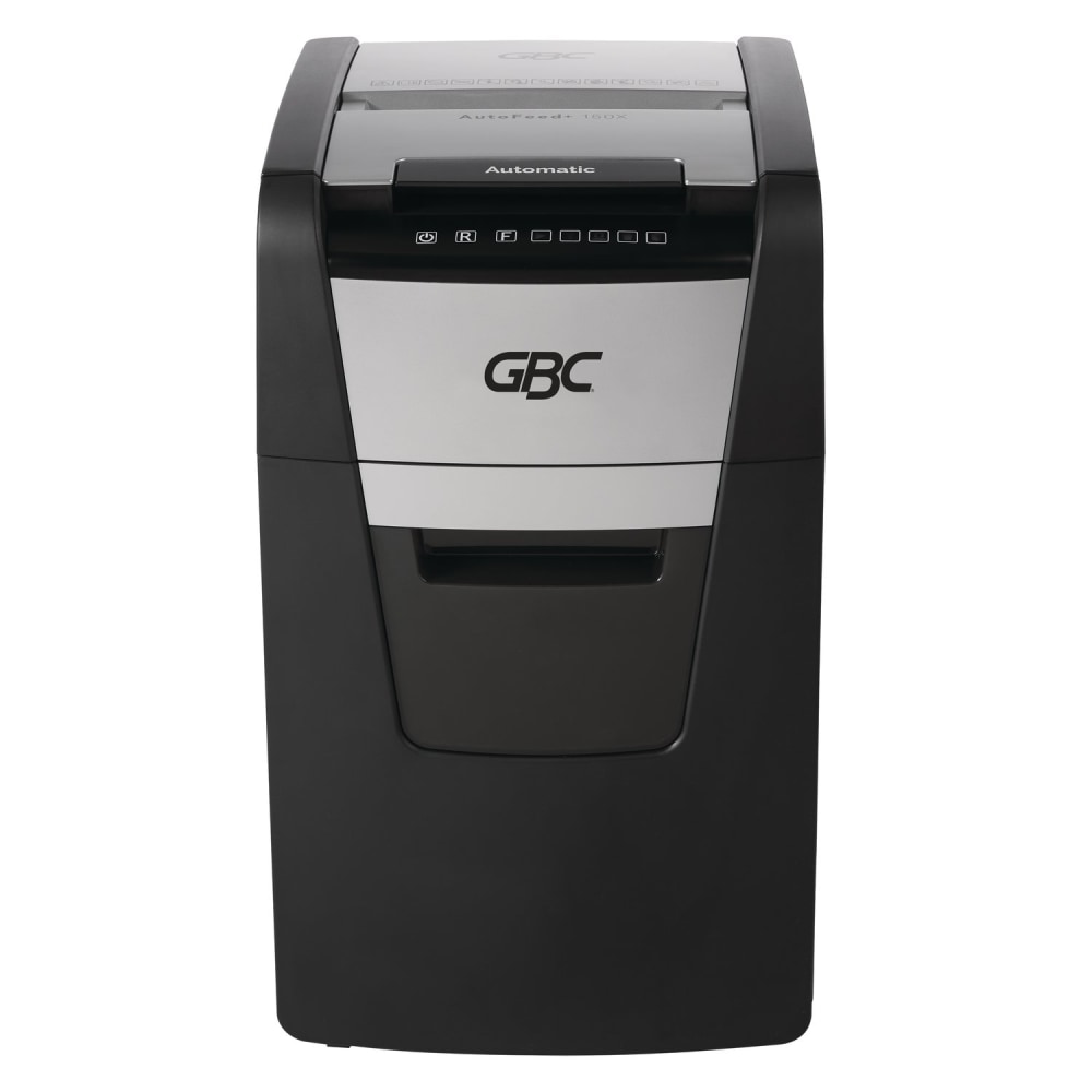 GBC® AutoFeed+ 150-Sheet Cross-Cut Automatic Shredder, Black,