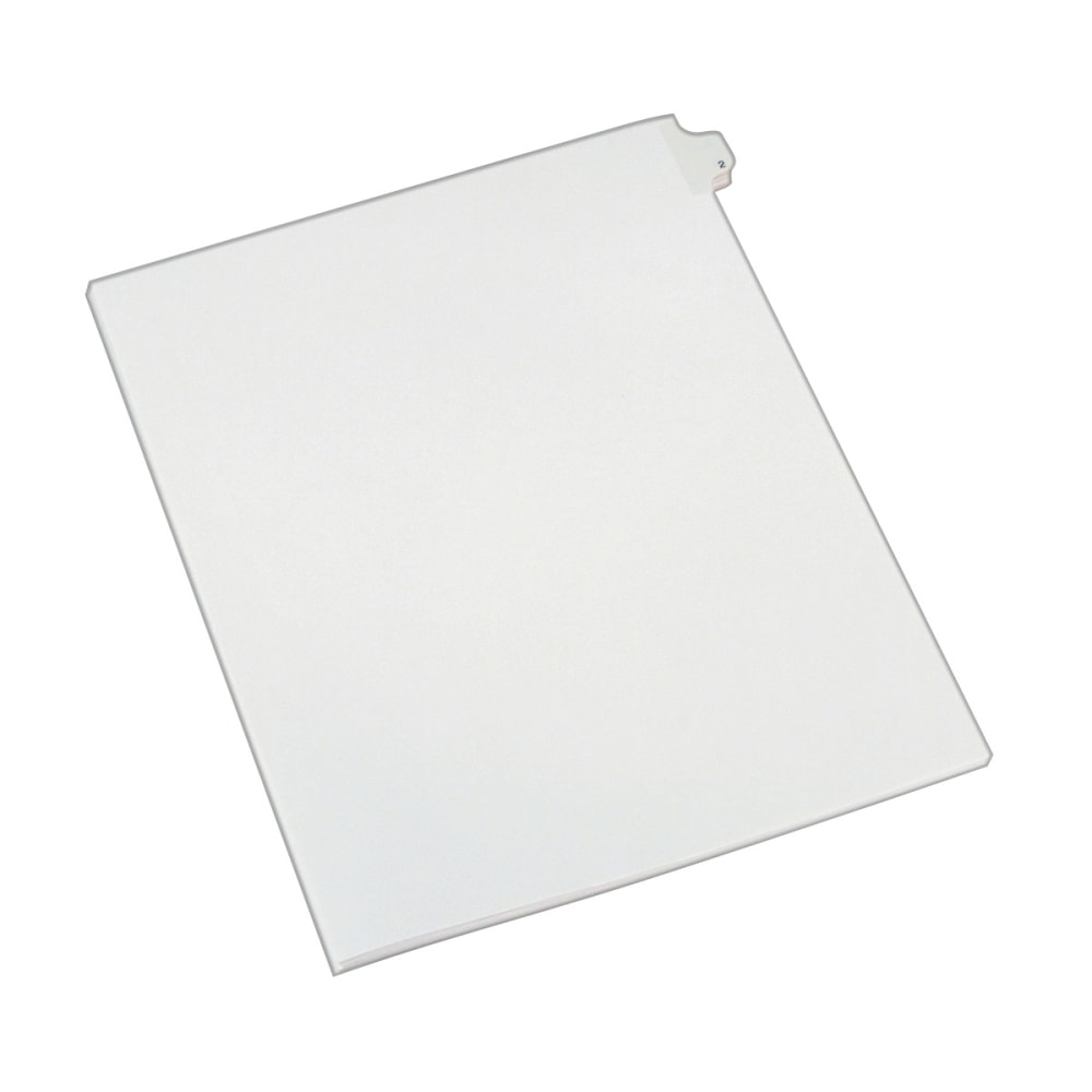 Avery® Side-Tab Legal Index Exhibit Dividers, Tab Title
