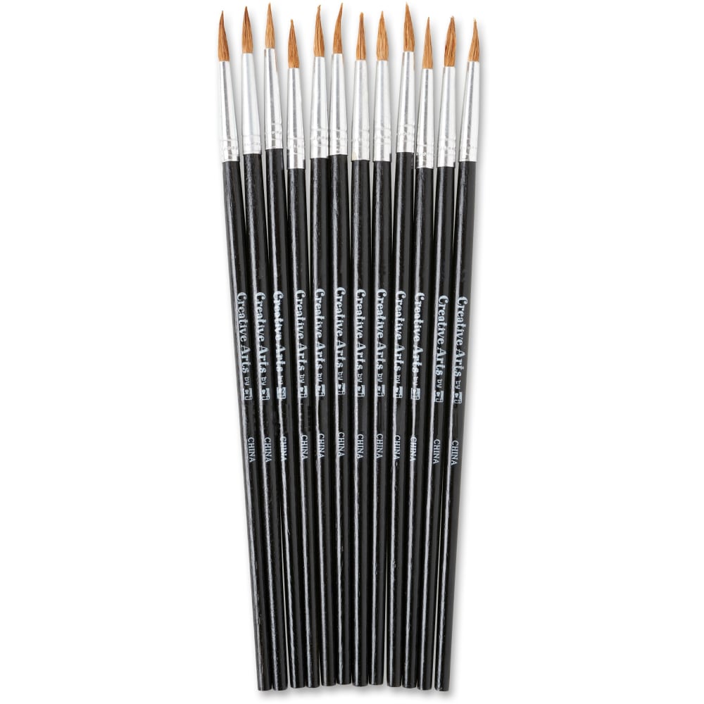 CLI Size 4 Water Color Pointed Brushes -