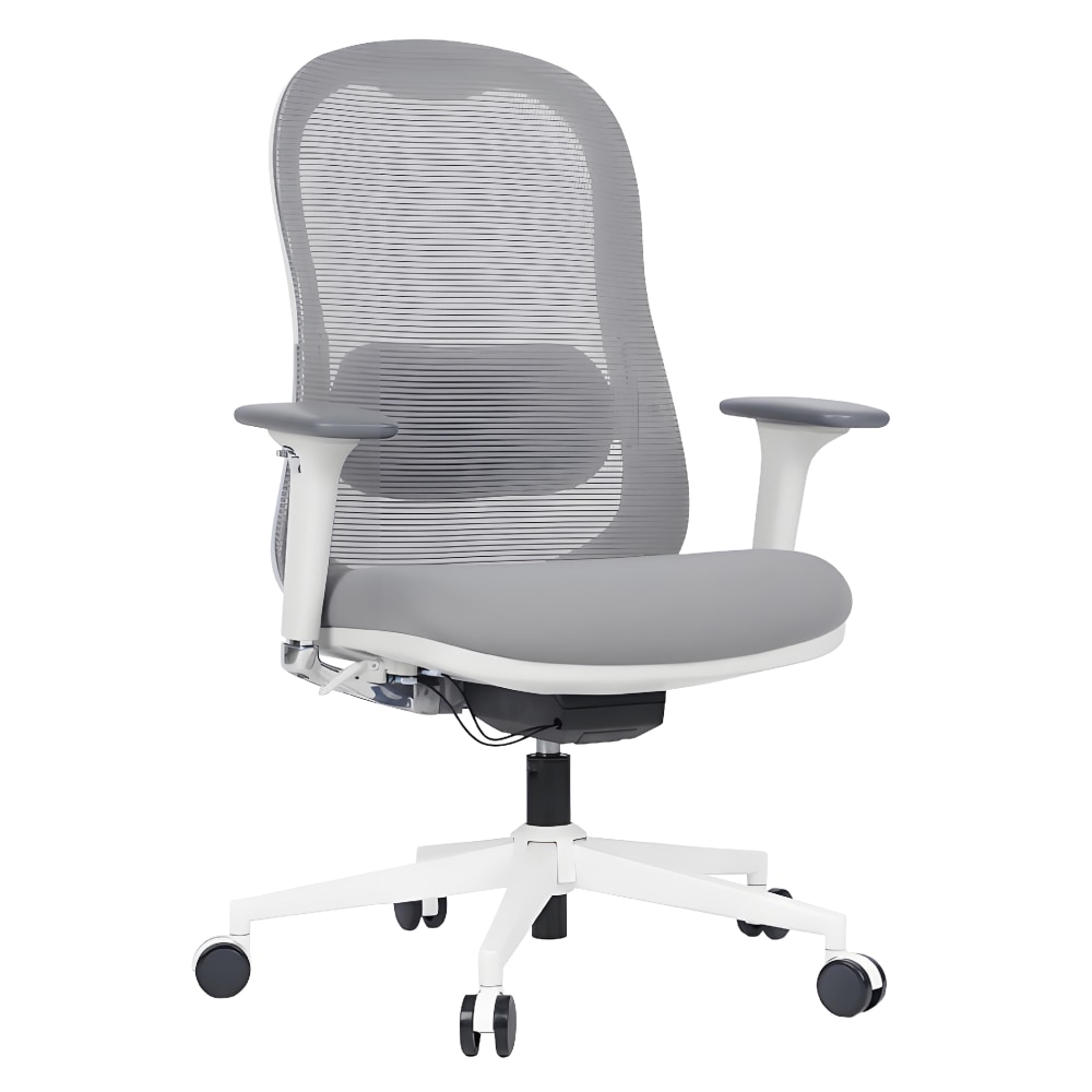 WorkPro® Uomo Ergonomic Mesh/Fabric Mid-Back Office Chair,
