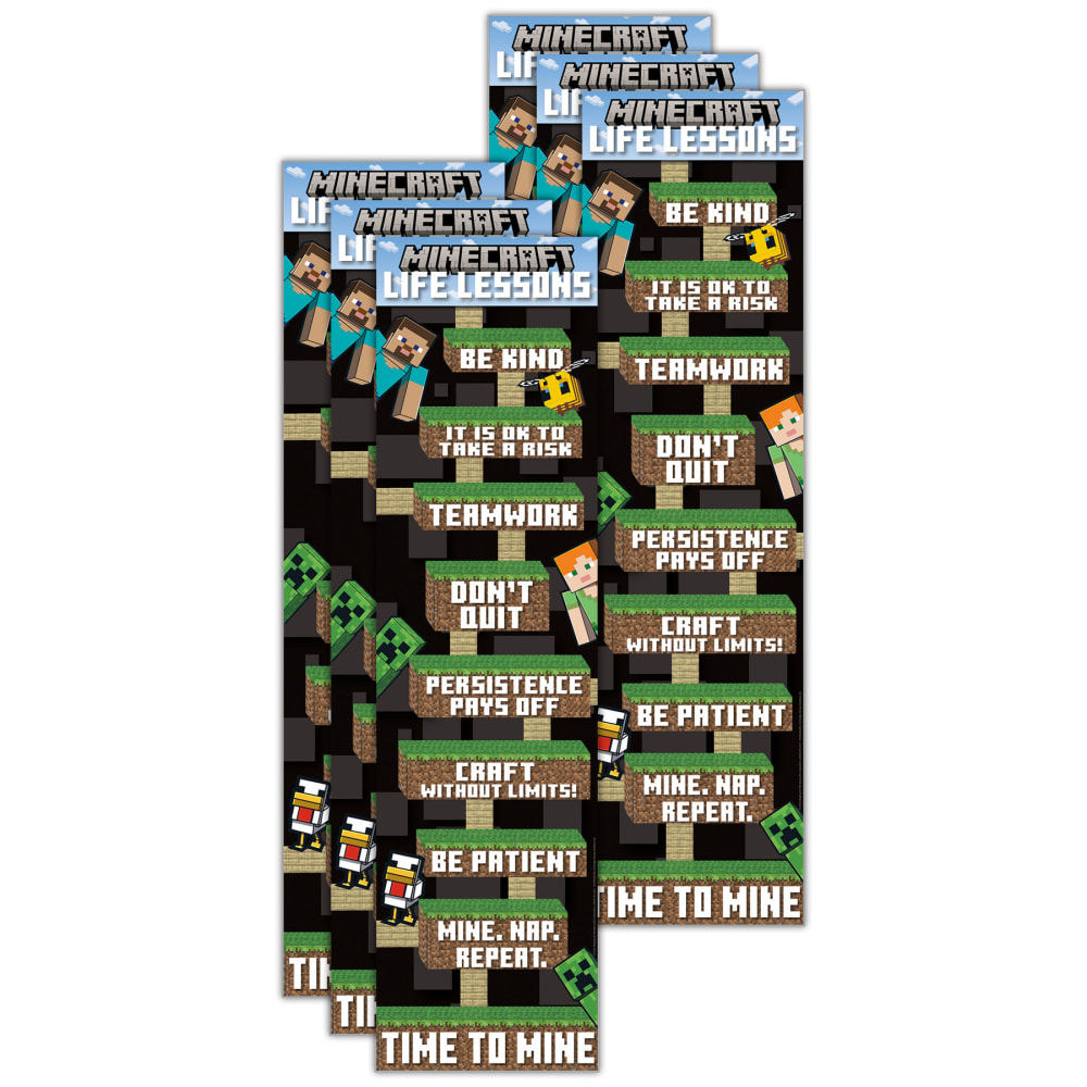 Eureka Minecraft Life Lessons Banners, 12" x 45",
