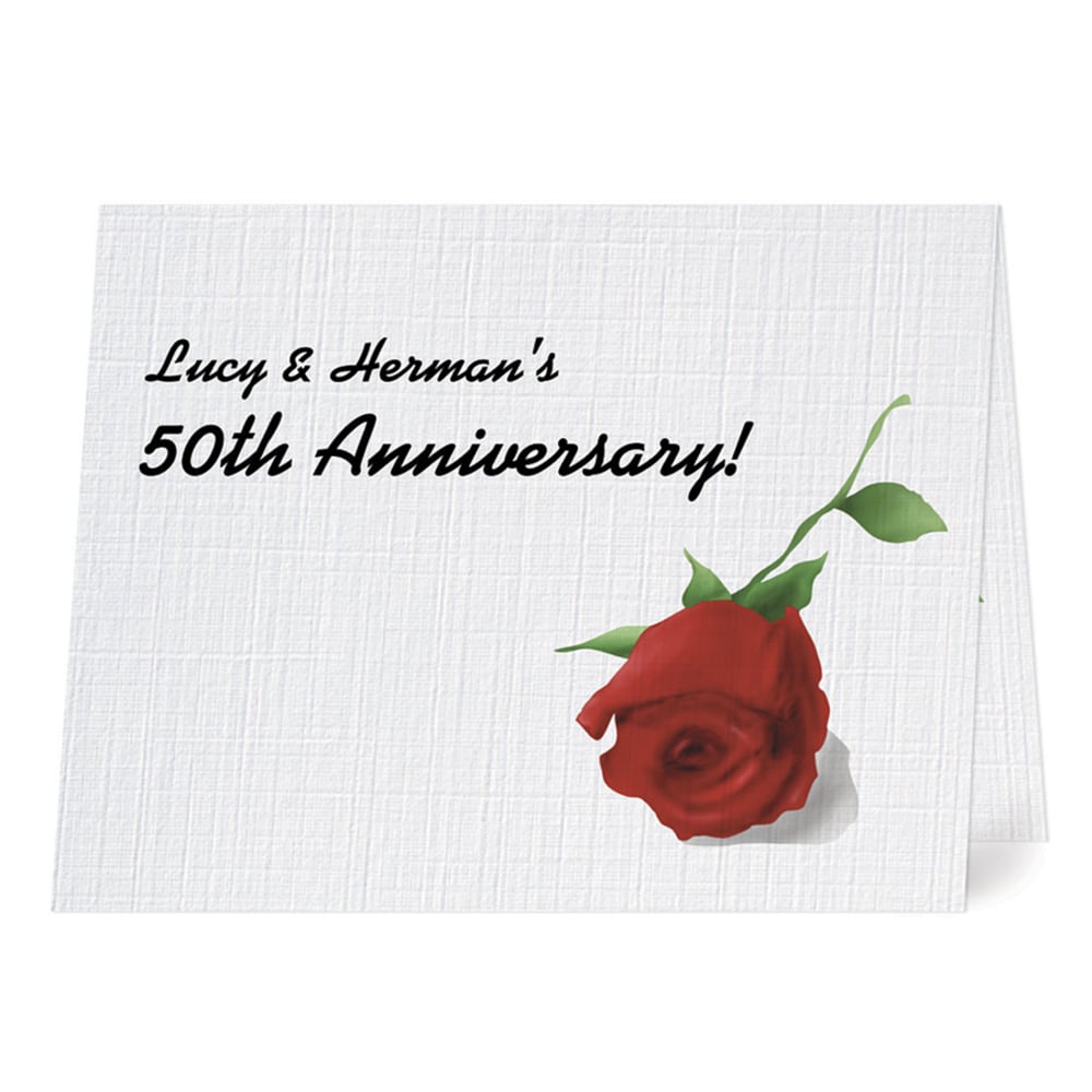 Custom Full-Color Folded Note Card Invitation, Printed 2