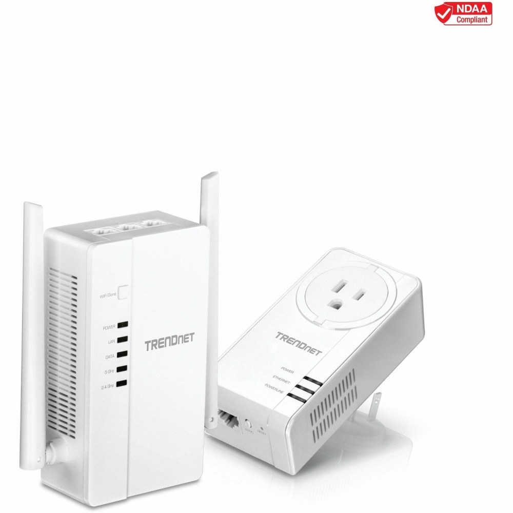 TRENDnet Wi-Fi Everywhere Powerline 1200 AV2 Dual-Band AC1200