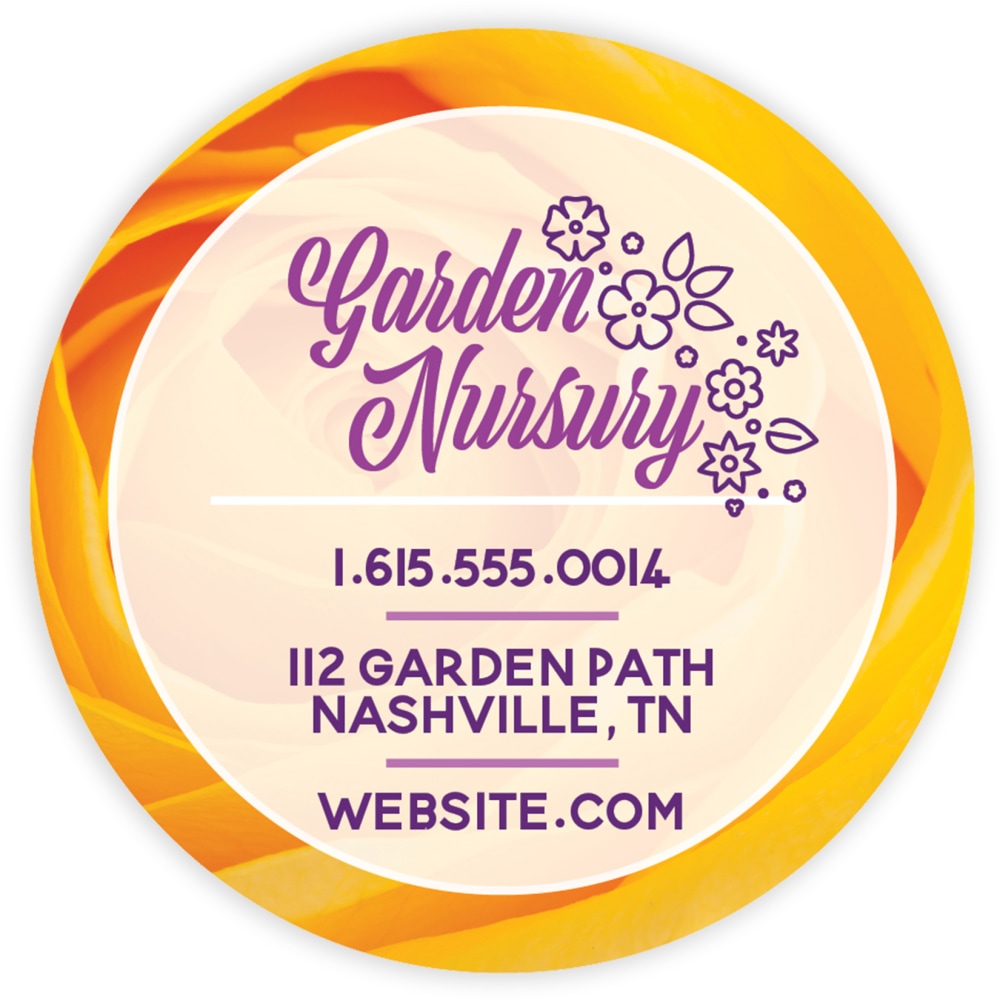 Full Color Custom Printed Labels And Stickers, Round/Circle,