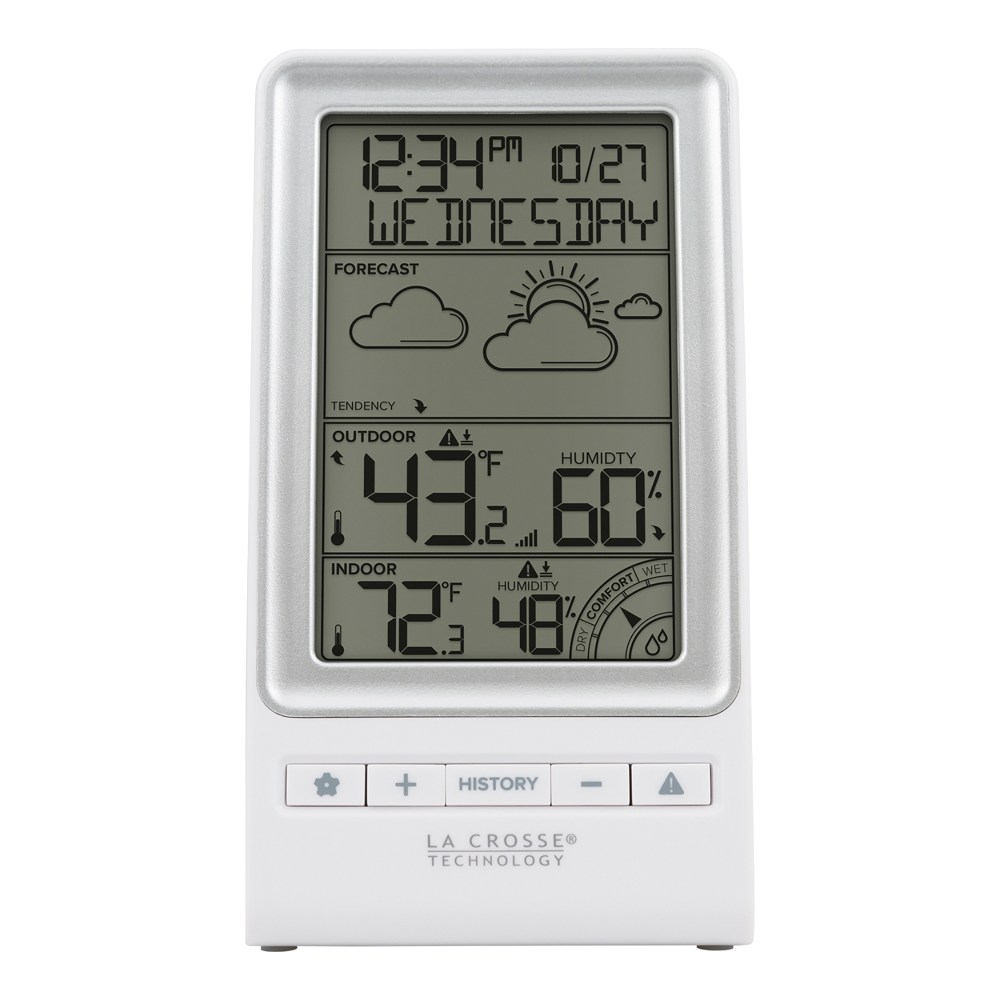 La Crosse Technology® Battery-Powered LCD Wireless 2-Piece